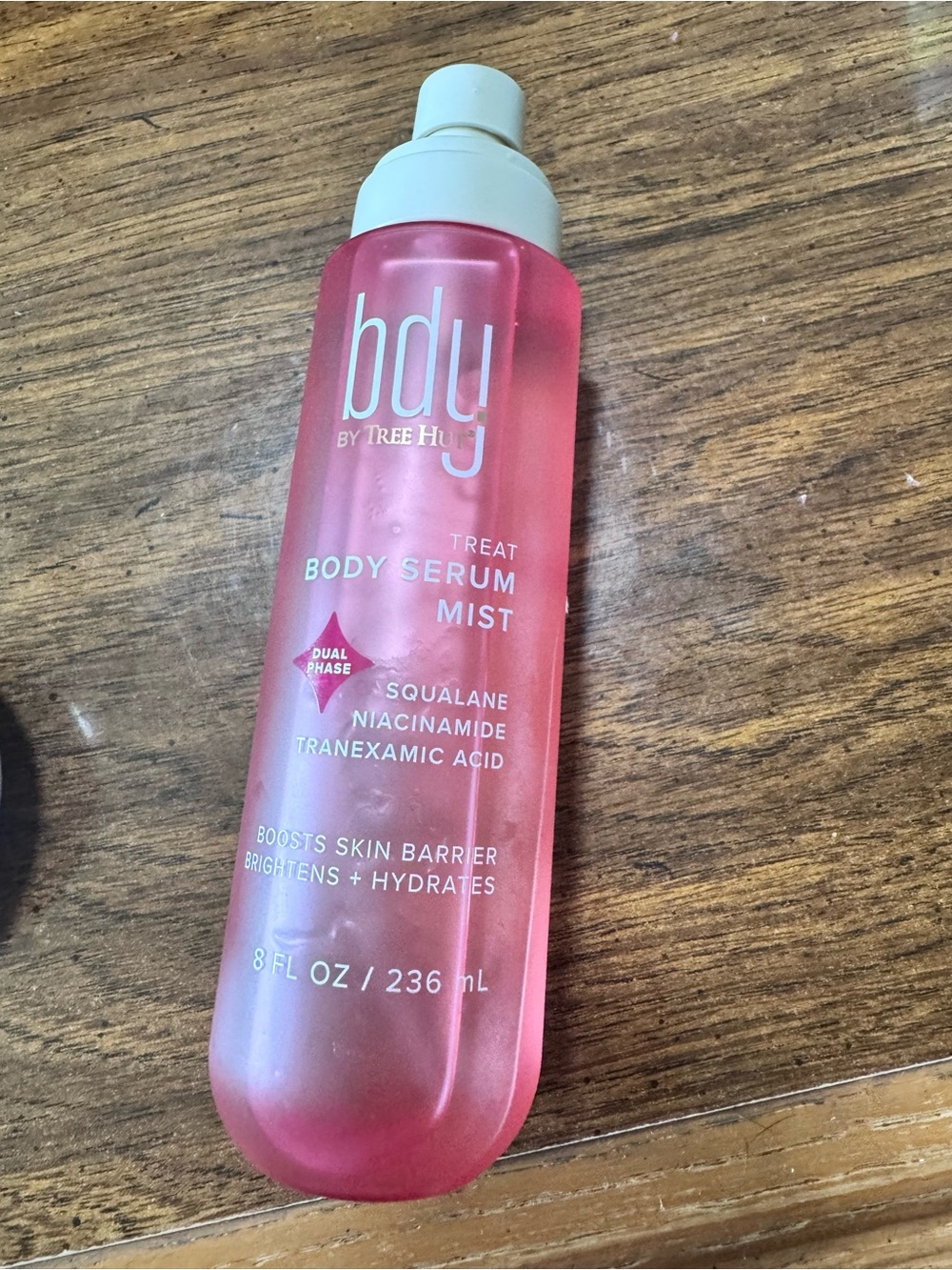 bdy by Tree Hut Pink Body Serum Mist - Hydrating Treatment Spray